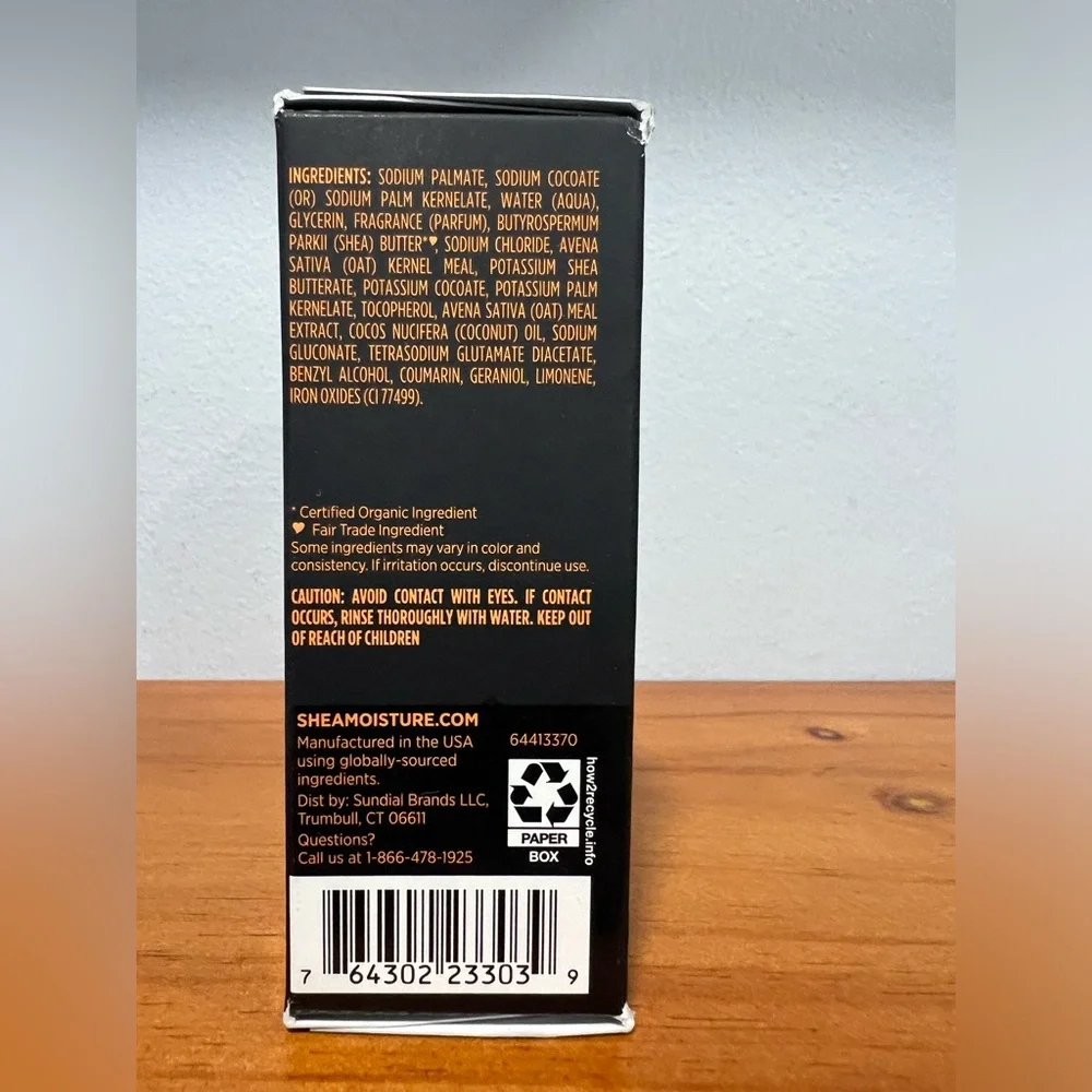 SHEA MOISTURE Calm Clearing African Black & Daily Hydration Coconut Oil Bar Soap